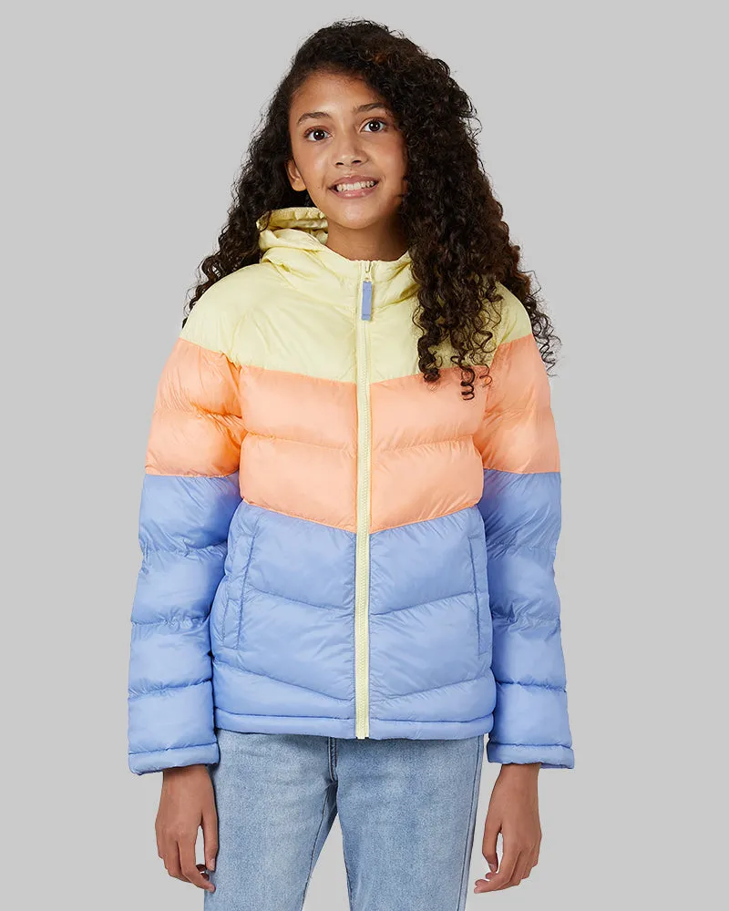 GIRLS' HOODED PUFFER JACKET