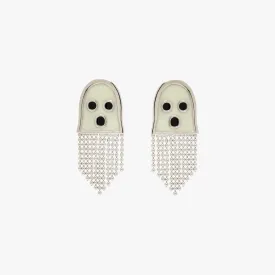 Glow in the Dark Ghost Emoji Stud
