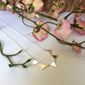 Golden Triangle Necklace - VNKL130