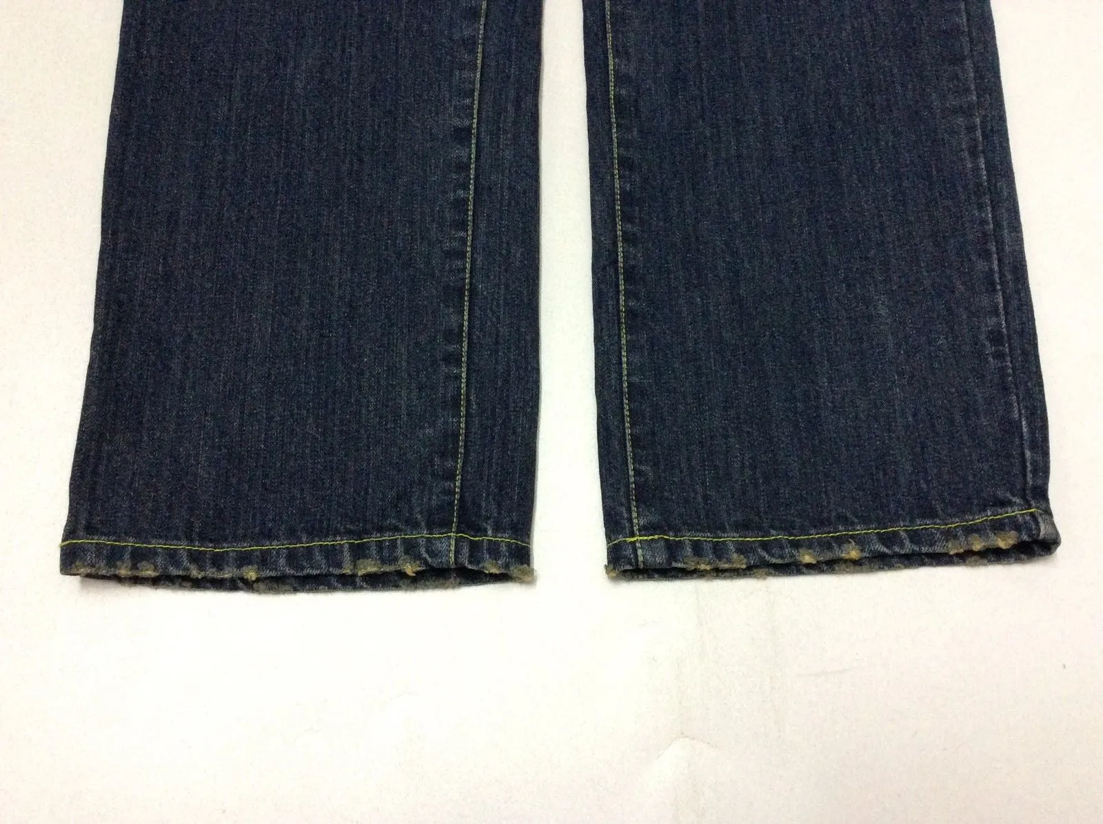 Green Cotton Six Pocket Denim Jean Blue
