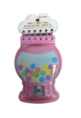 Gumball Machine Puffy Notepad