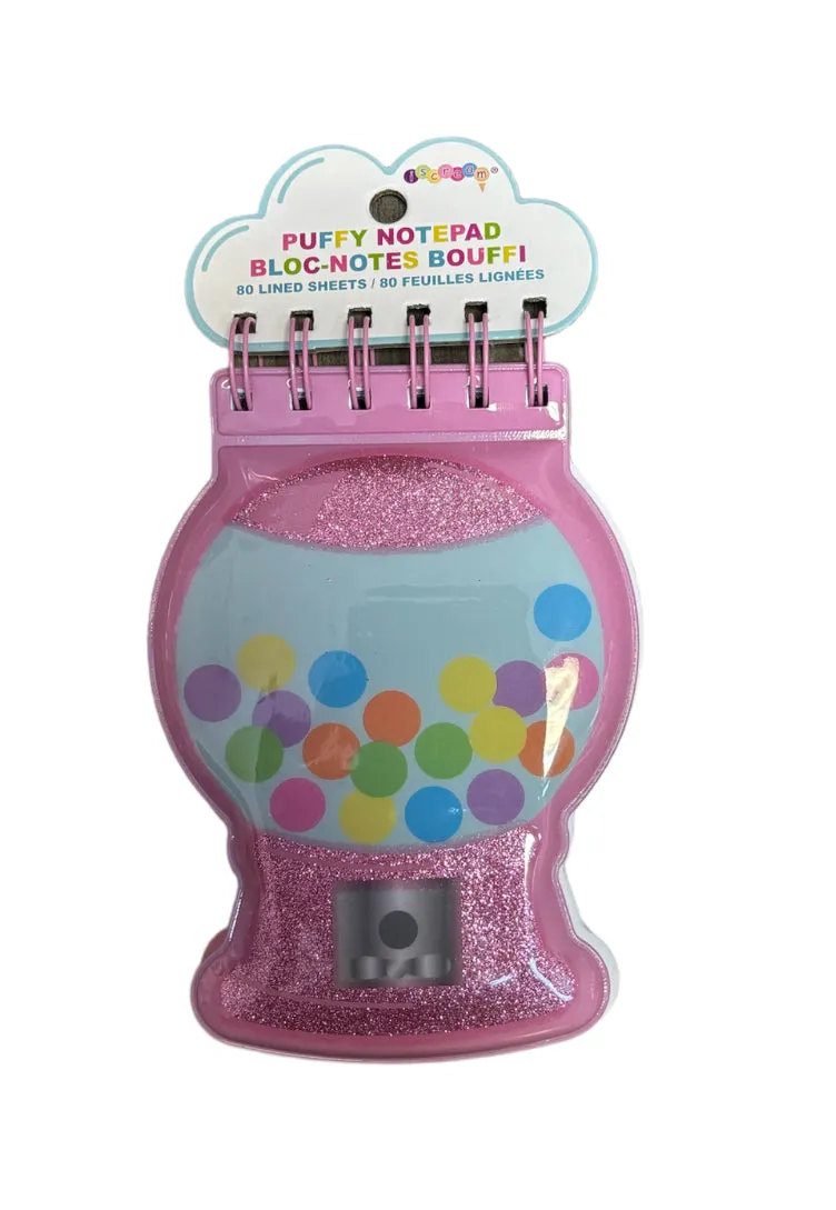 Gumball Machine Puffy Notepad