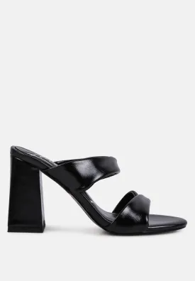Hot Mess Puffy Block Heel Sandals