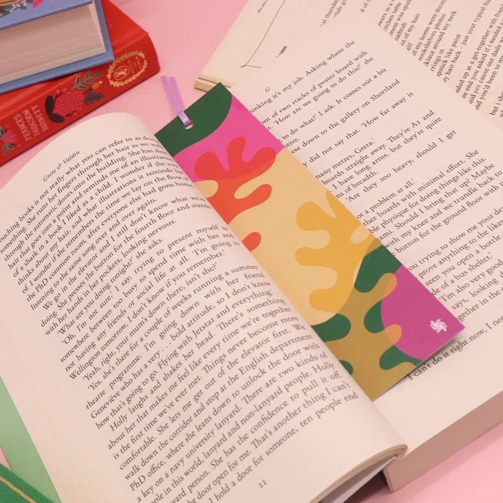 Iko Iko Double-Sided Bookmark - Abstract Reef