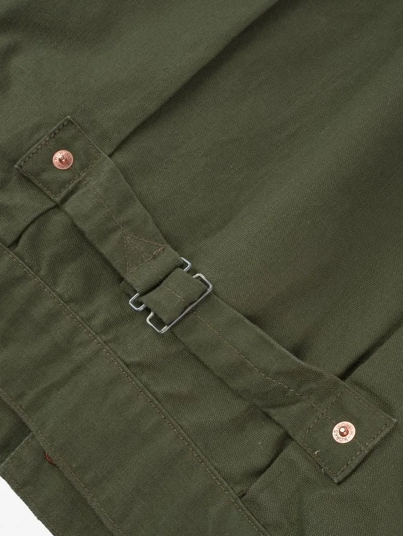 Iron Heart 9oz Paraffin Coated OX Type II Jacket - Olive Drab Green