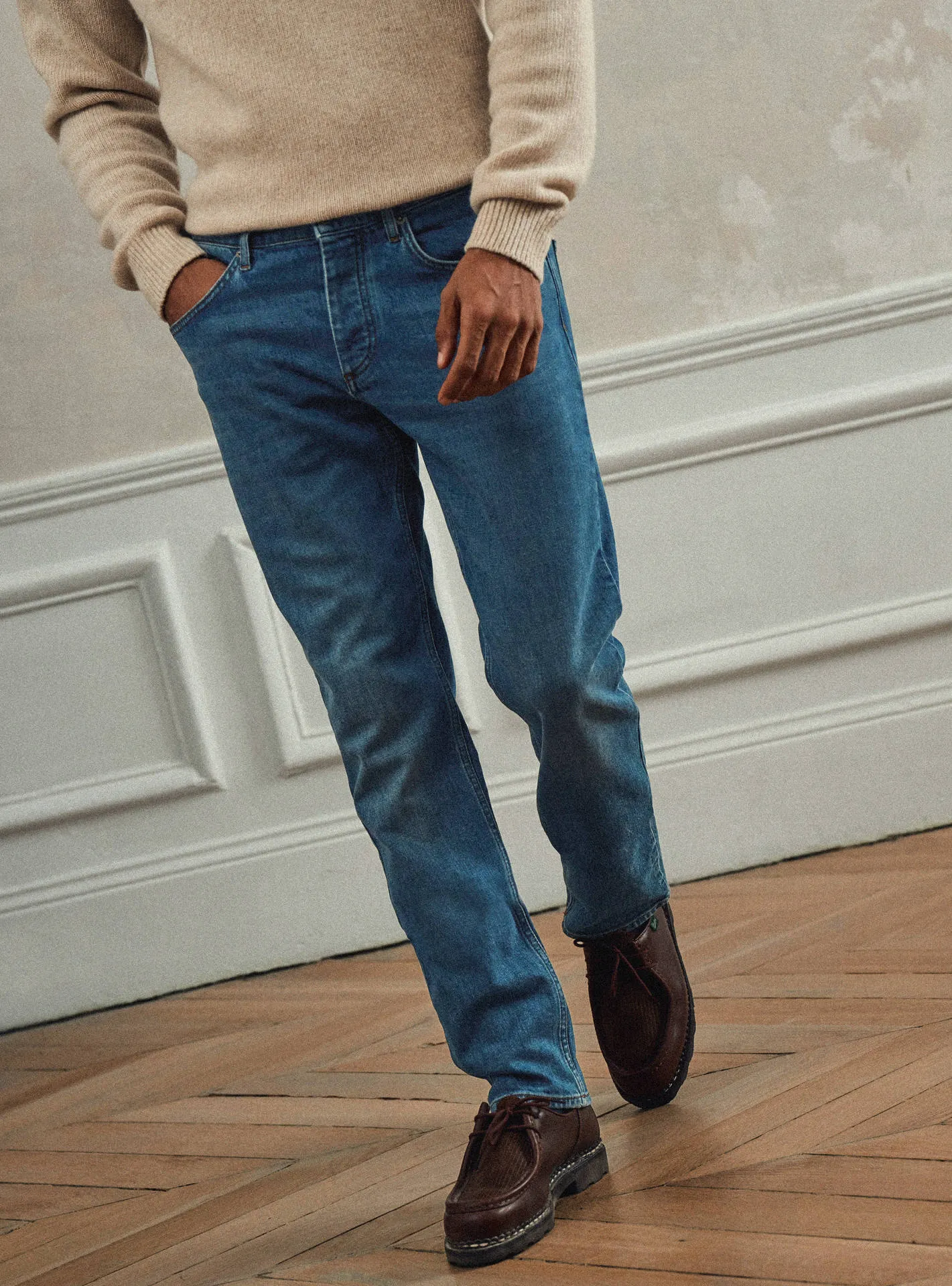 Jean Ajusté Leo Blue Stone