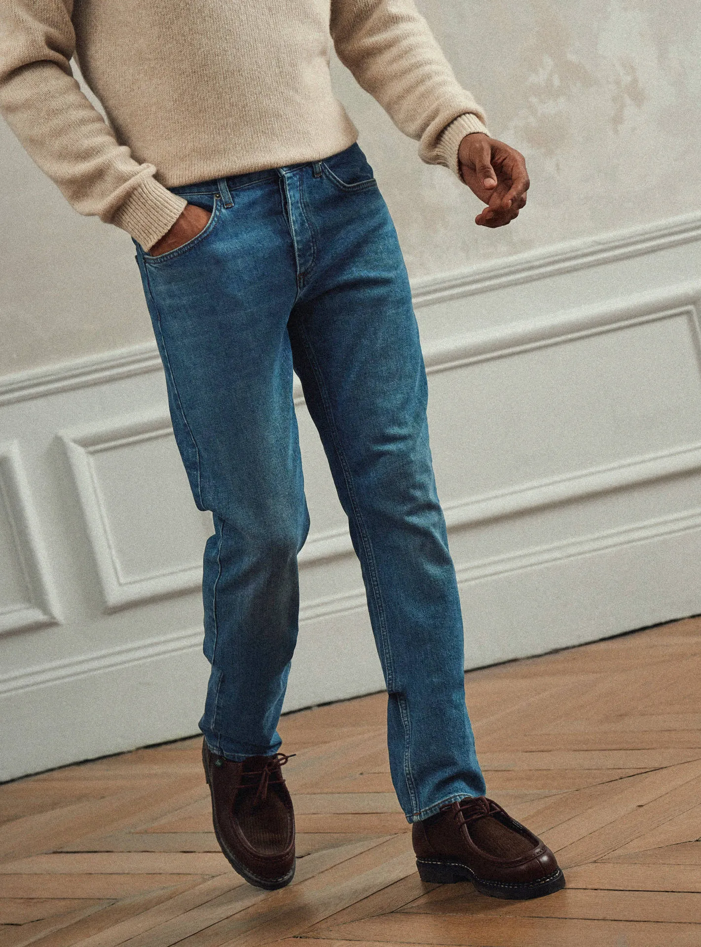 Jean Ajusté Leo Blue Stone