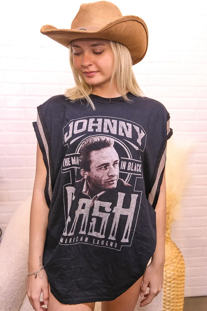 Johnny Cash Double-Sided Chain Tank