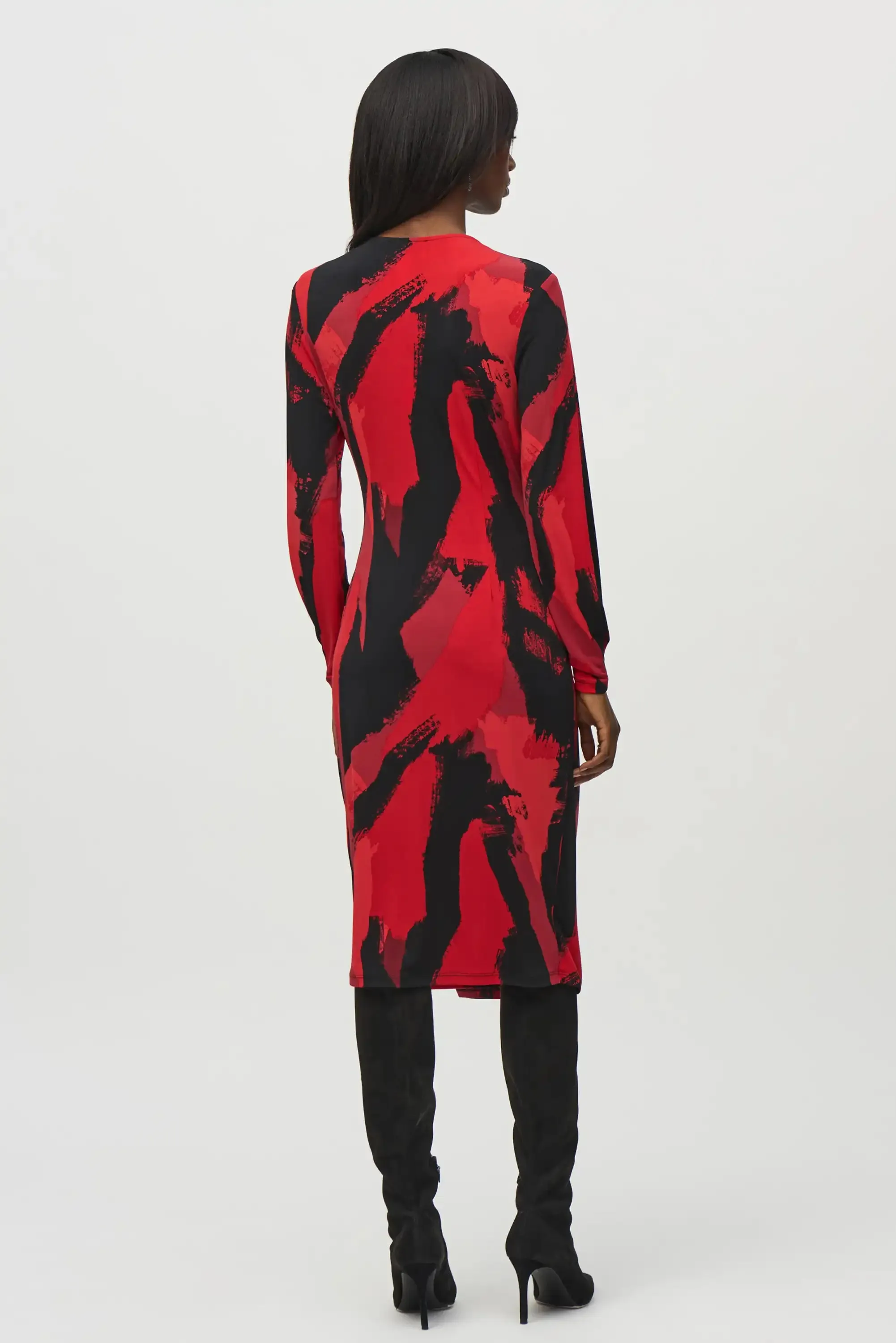 Joseph Ribkoff Black/Multi Coloured Dress Style 244238-178