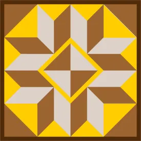 Kansas Star - Barn Quilt