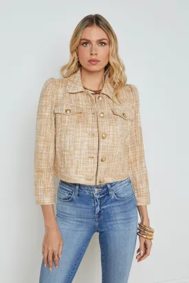 L'Agence Kelsey Tweed Jacket