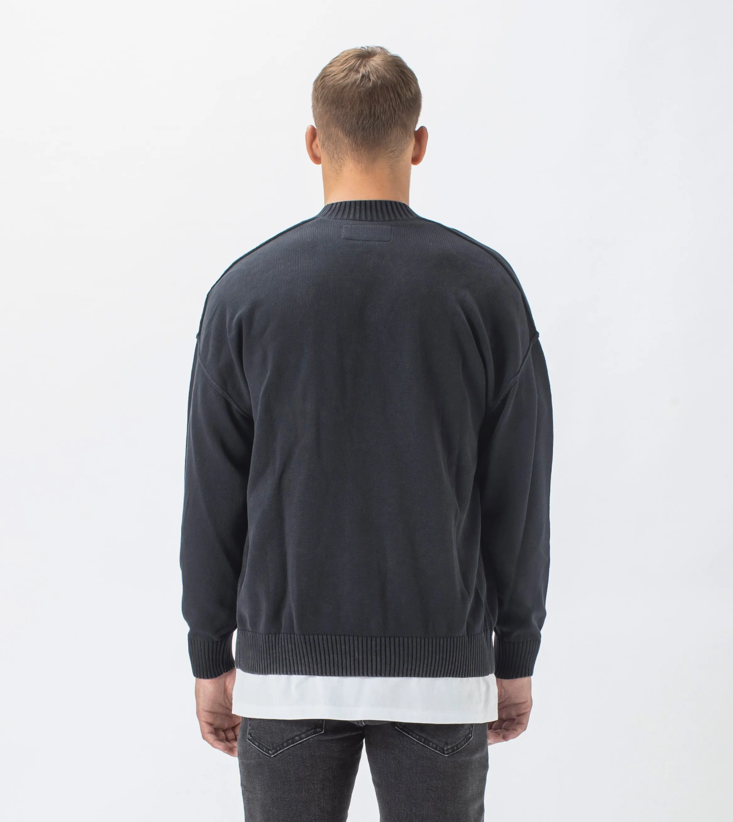Lowgo LS Cardigan Black