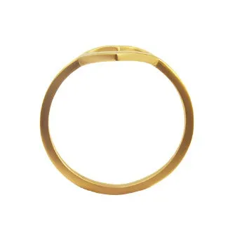 <!--RG570dia-->SALE - pavé edgy heart rose gold, size 5.5