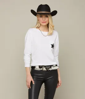 Lucchese Star Pocket Tee :: White