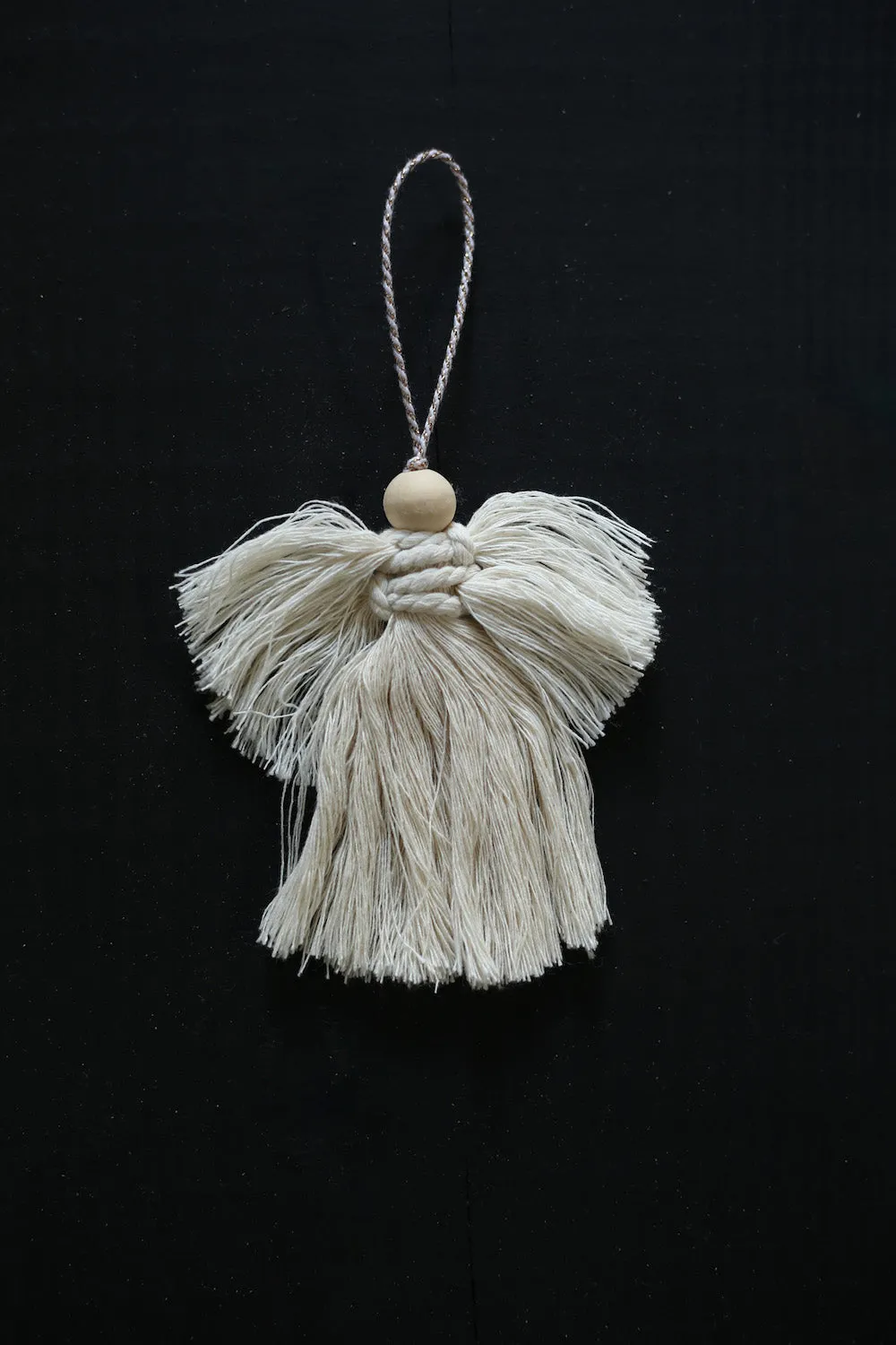 Macrame Angel Ornament