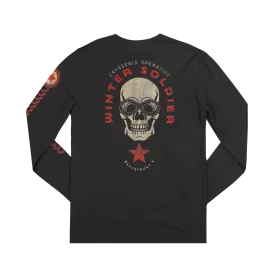 Marvel Winter Soldier Charcoal Long Sleeve