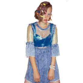 Mermaid Iridescent Skater Dress