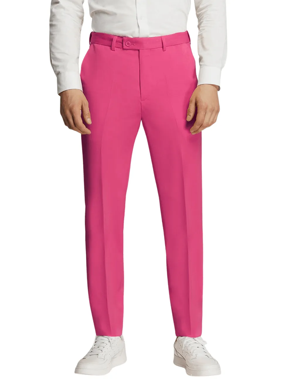 Microfiber Pink Suit