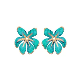 Mini Teal Tahiti Earrings