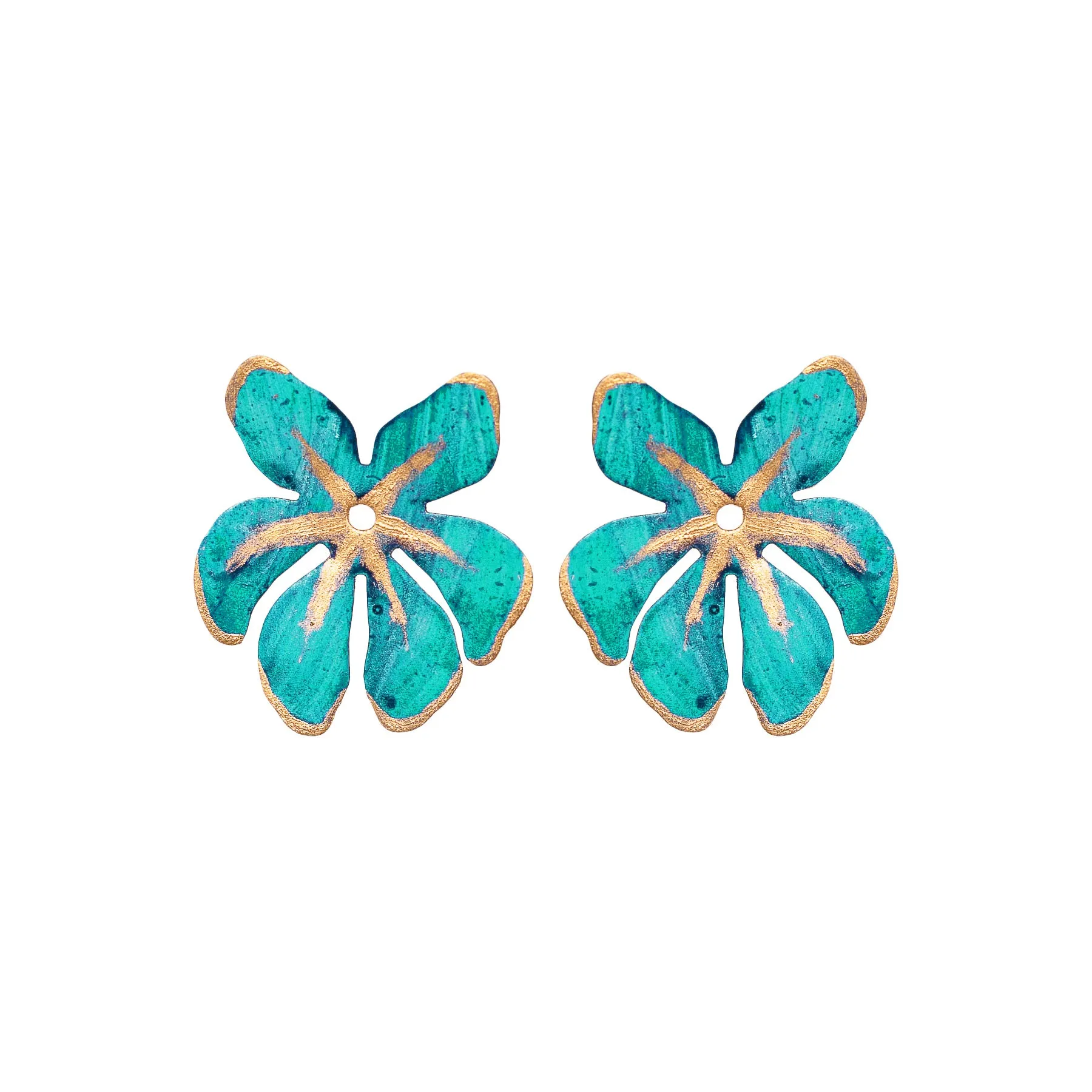 Mini Teal Tahiti Earrings