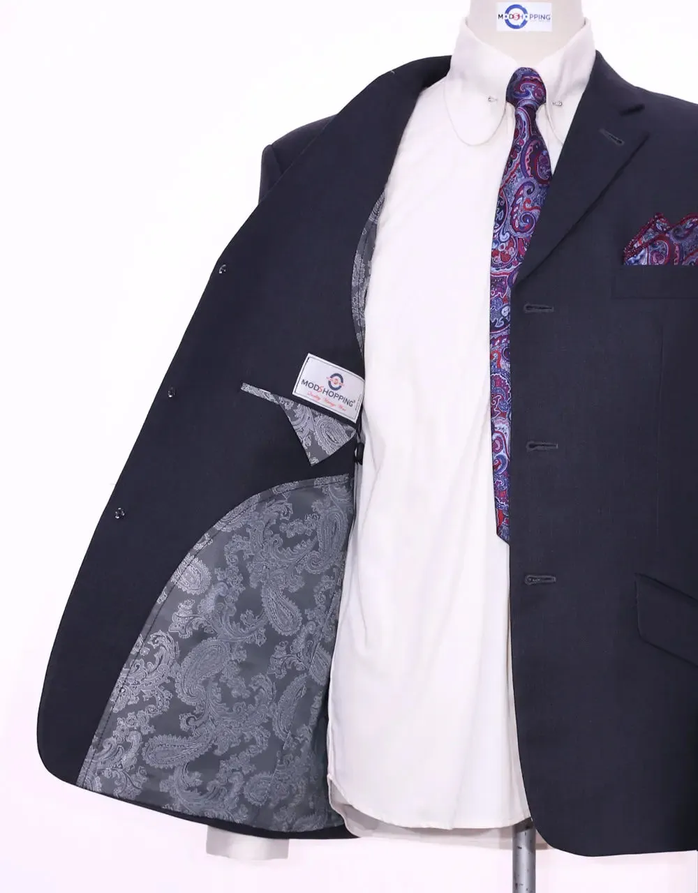 Mod Suit | Essential Charcoal Grey Suit