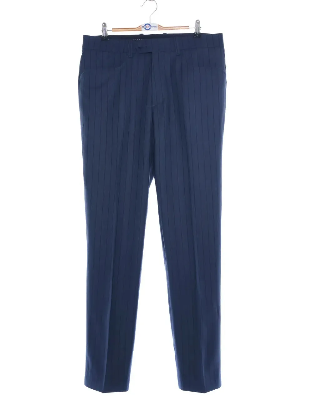 Mod Suit - Navy Blue Striped Suit