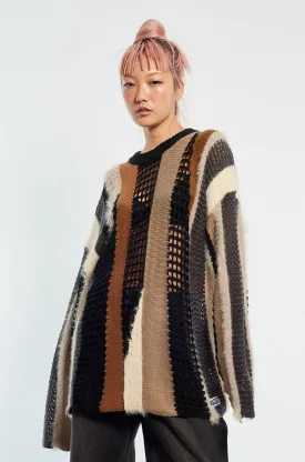 Network Patchwork Knit