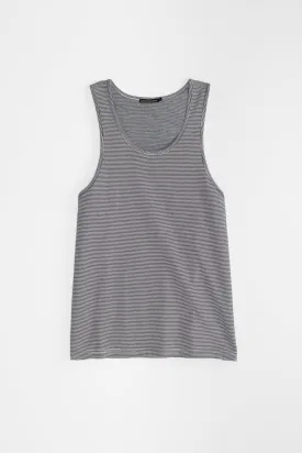 NS2170-1 Mini Stripe Tank Top in Blue