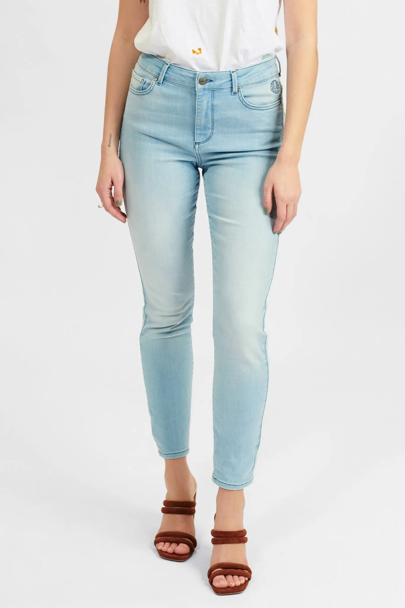 NUCANYON JEANS - Light Blue Denim