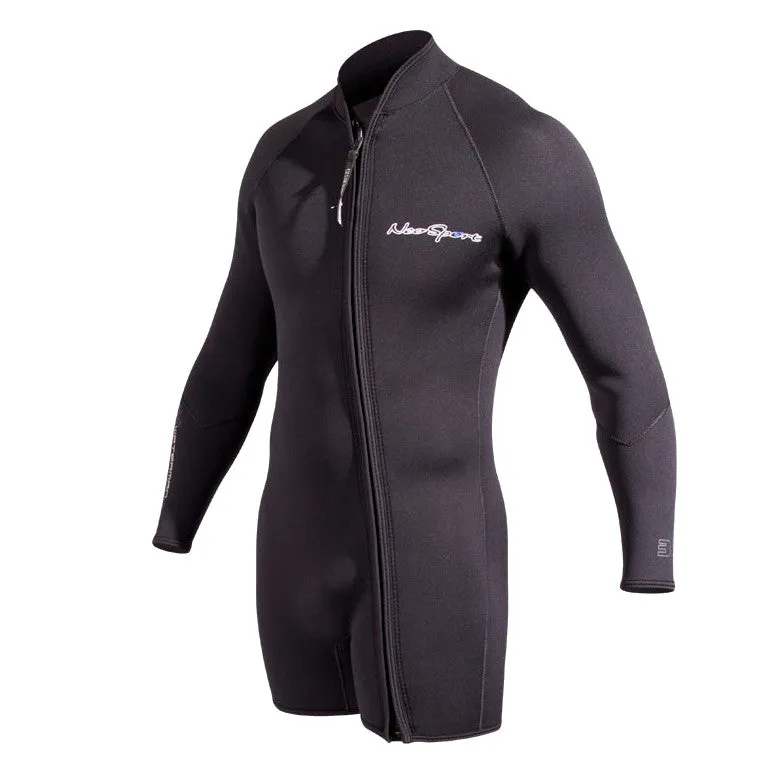 Open Box NeoSport 3mm Men's Premium Neoprene Waterman Wetsuit Jacket-LG