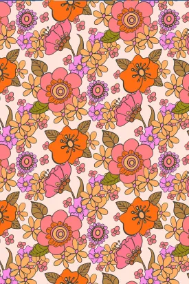 Organic Swaddle Blanket California Blooms