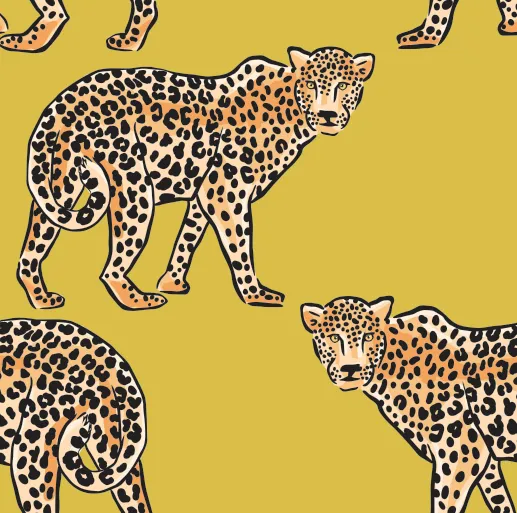 Organic Swaddle Blanket Leopard