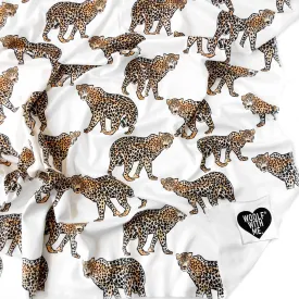 Organic Swaddle Blanket Leopard