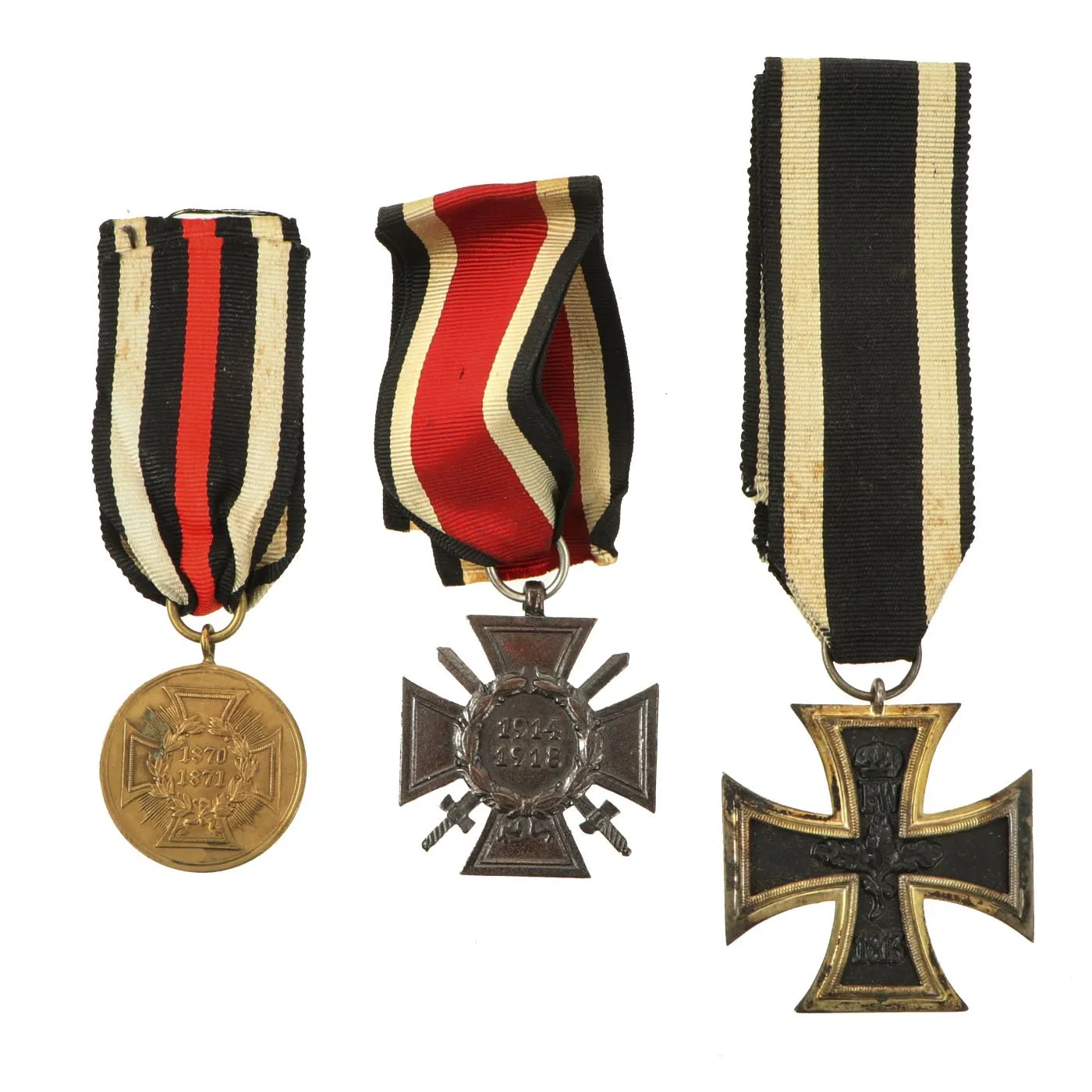 Original Imperial German WWI Era Medal & Badge Grouping with EKII & Bavarian Merenti Cross - 17 Items