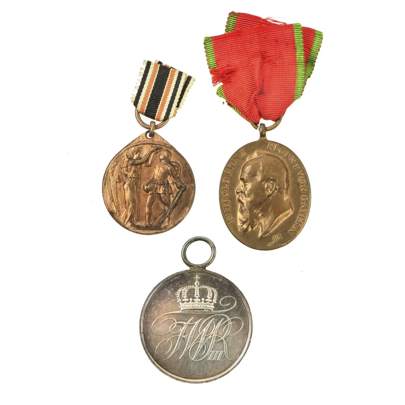 Original Imperial German WWI Era Medal & Badge Grouping with EKII & Bavarian Merenti Cross - 17 Items