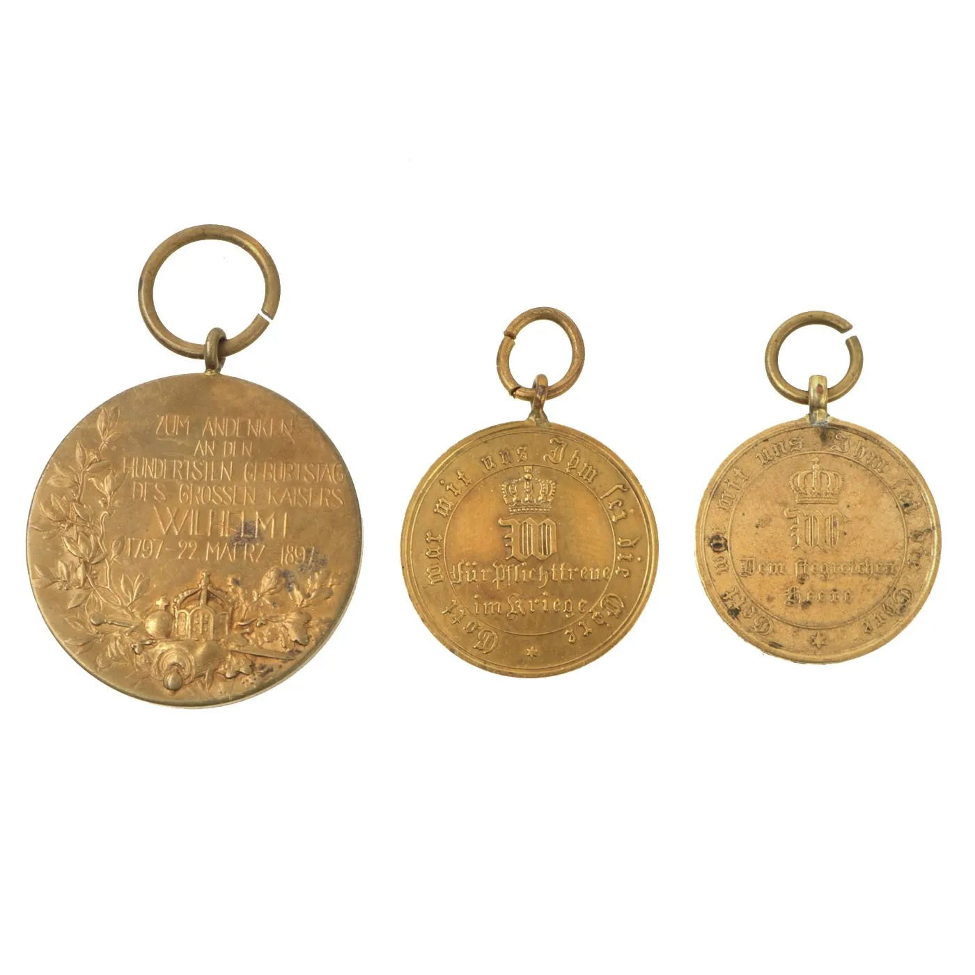 Original Imperial German WWI Era Medal & Badge Grouping with EKII & Bavarian Merenti Cross - 17 Items