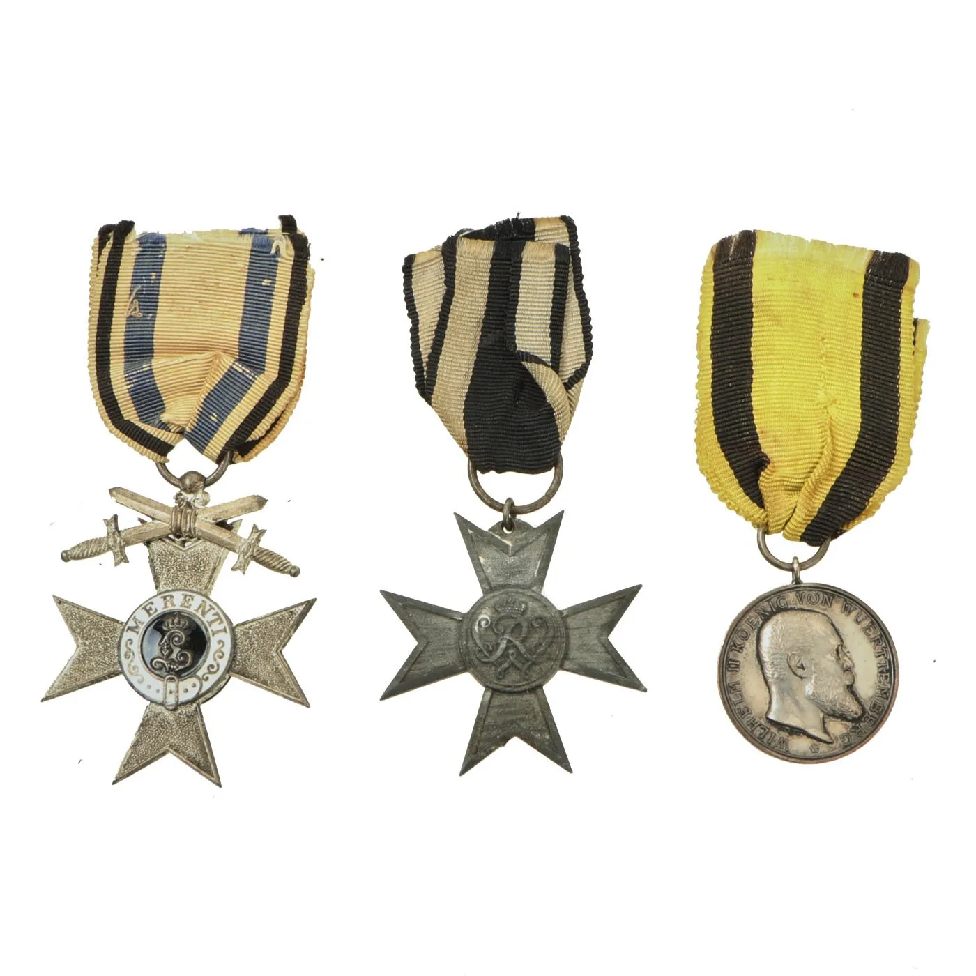 Original Imperial German WWI Era Medal & Badge Grouping with EKII & Bavarian Merenti Cross - 17 Items