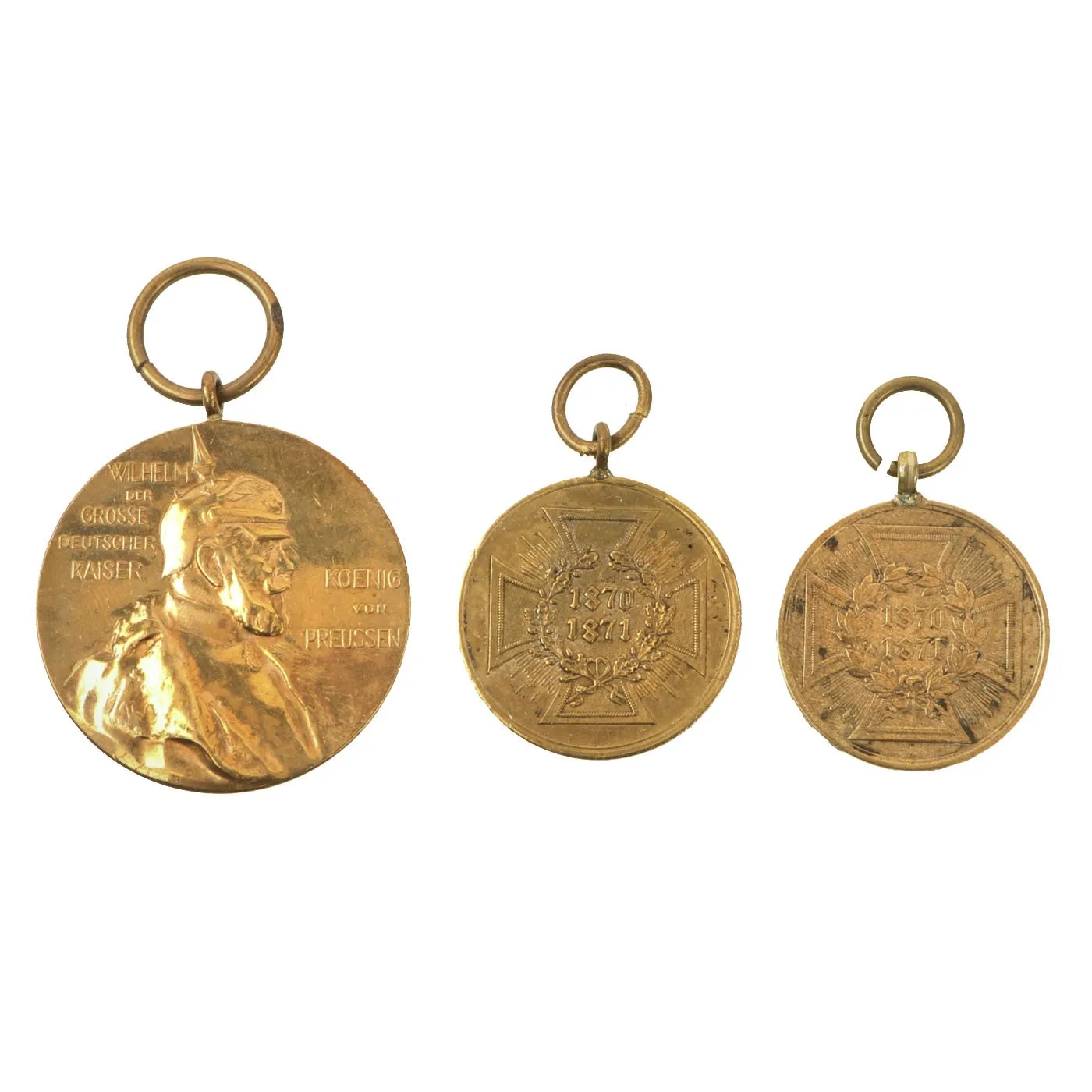 Original Imperial German WWI Era Medal & Badge Grouping with EKII & Bavarian Merenti Cross - 17 Items