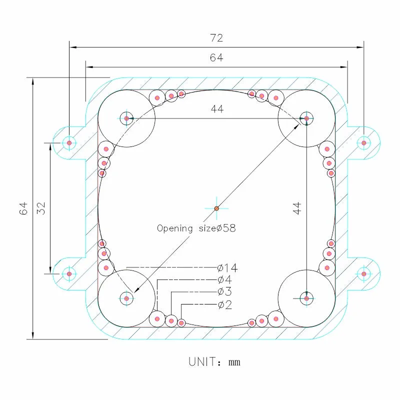 Panel Frame for M5Core