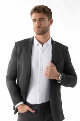 Performance Blazer // CHARCOAL MELANGE