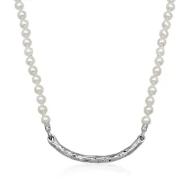 Perlen Silber Kette