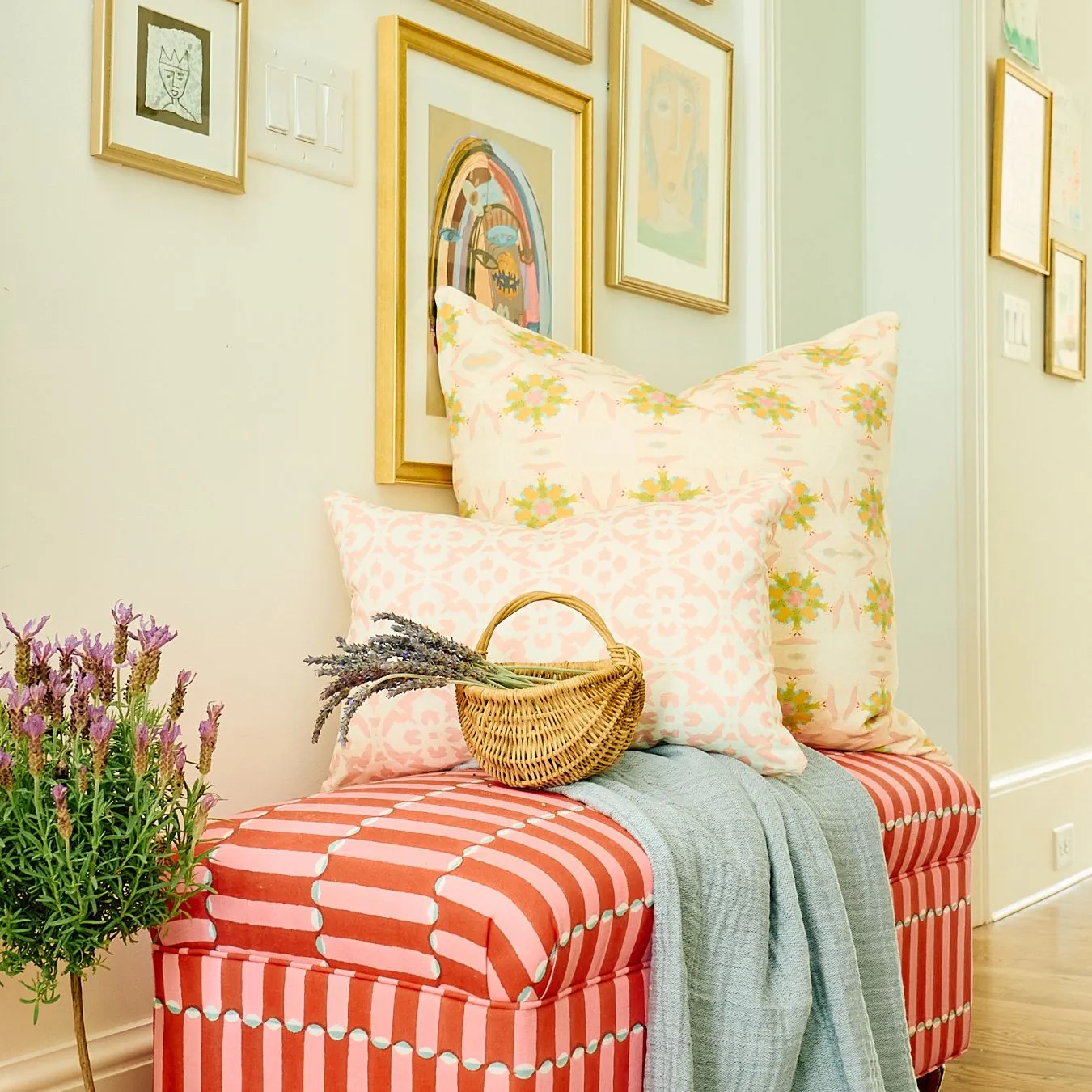 Pink Street 26x26 Pillow