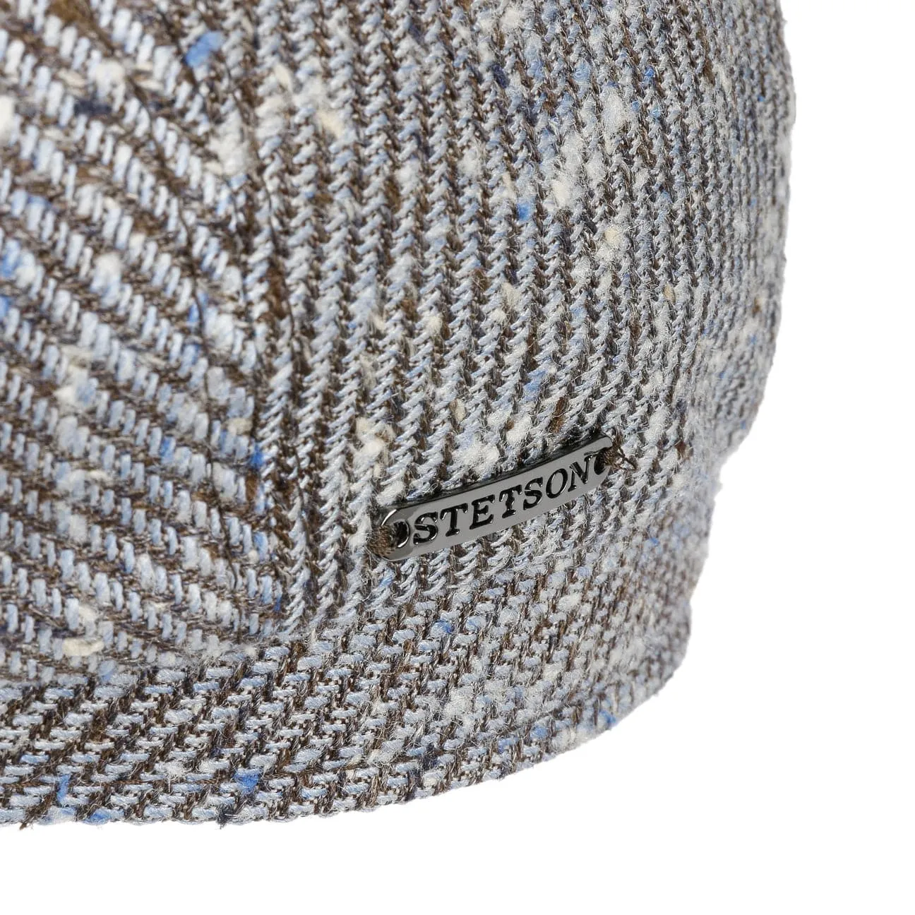Plainfield Silk Wool Flat Cap by Stetson