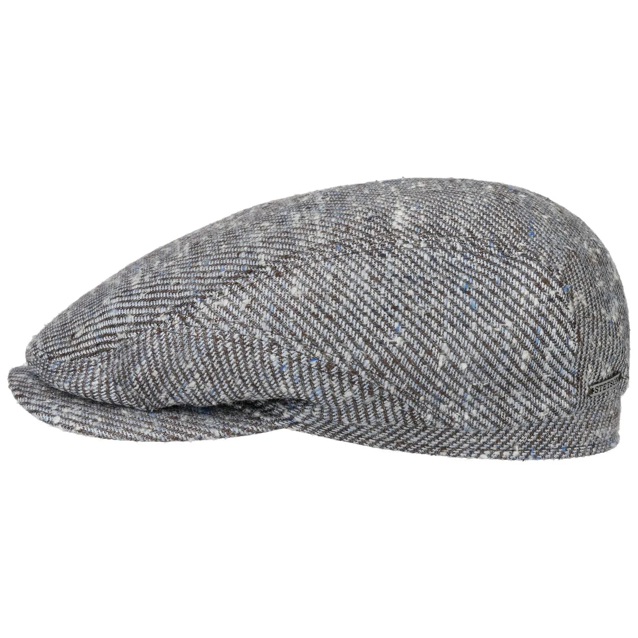 Plainfield Silk Wool Flat Cap by Stetson