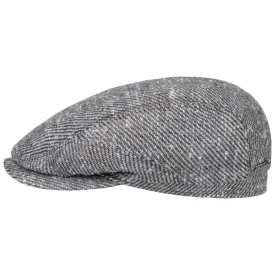 Plainfield Silk Wool Flat Cap by Stetson