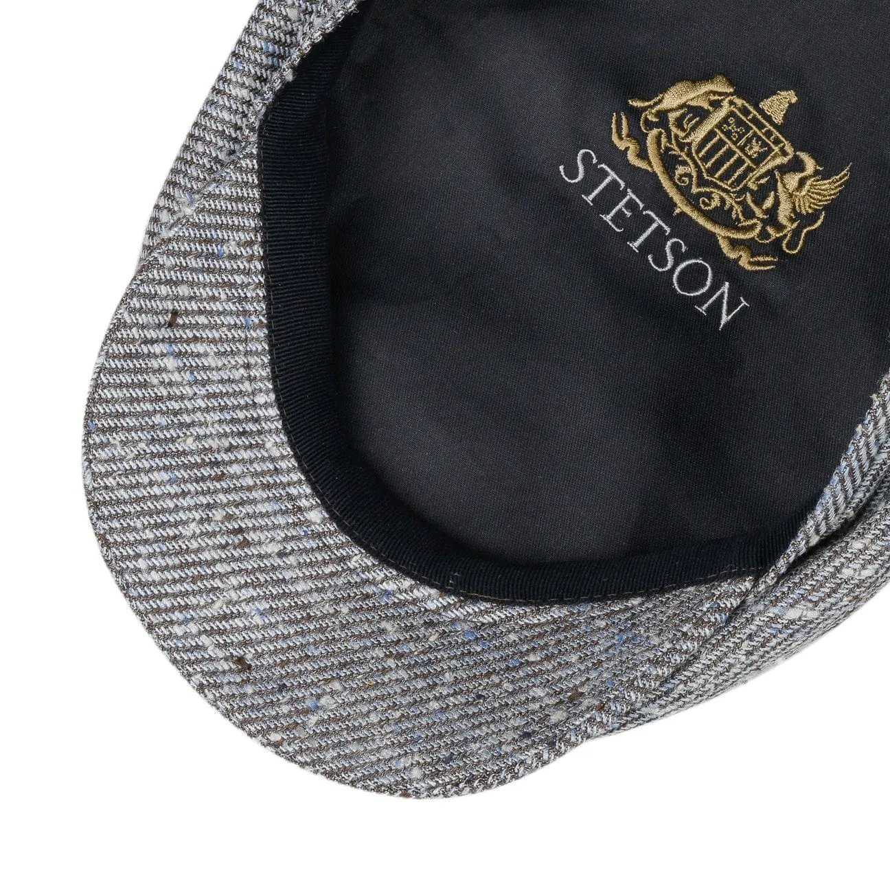Plainfield Silk Wool Flat Cap by Stetson