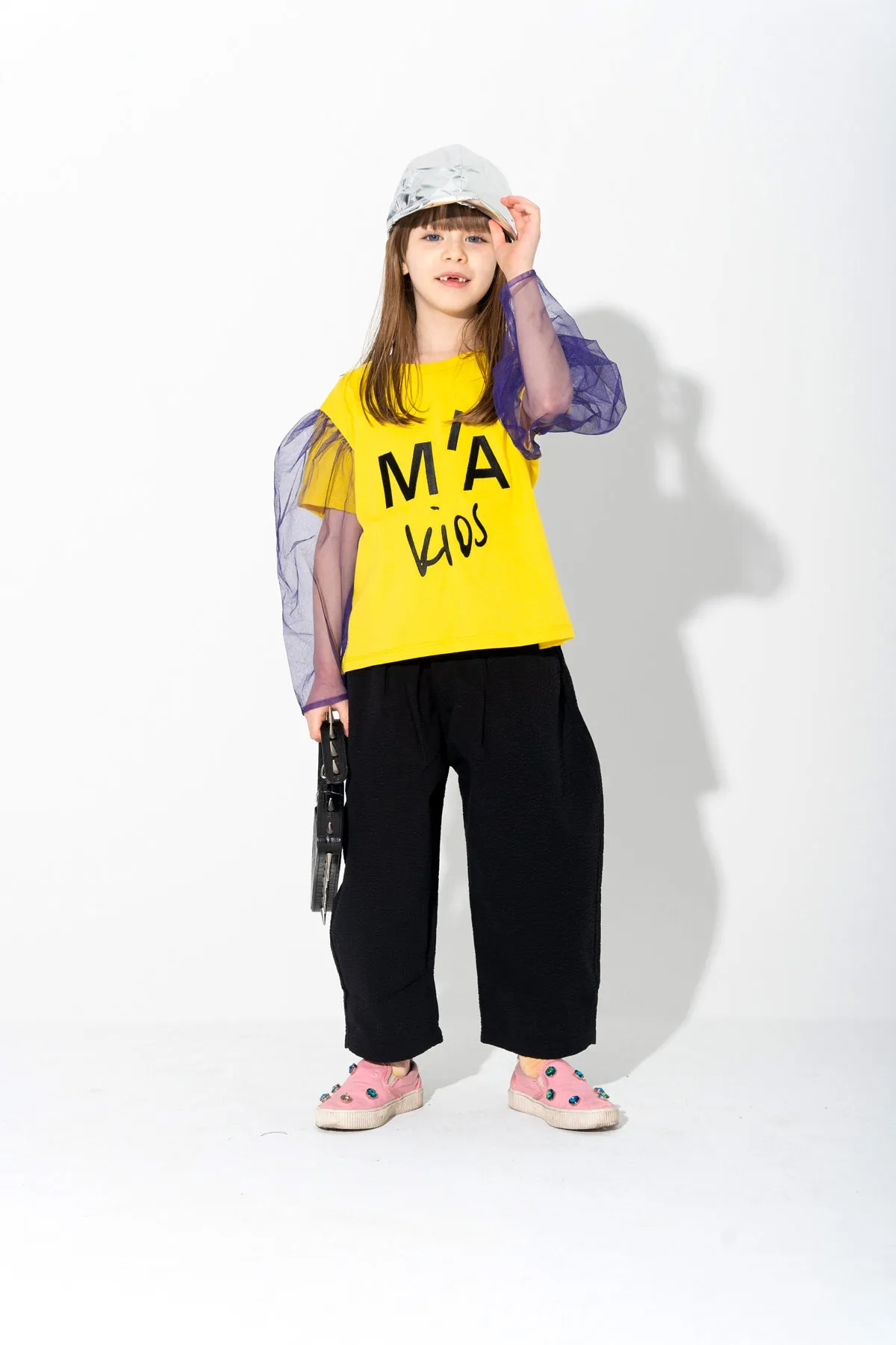 PUFF SLEEVE T SHIRT