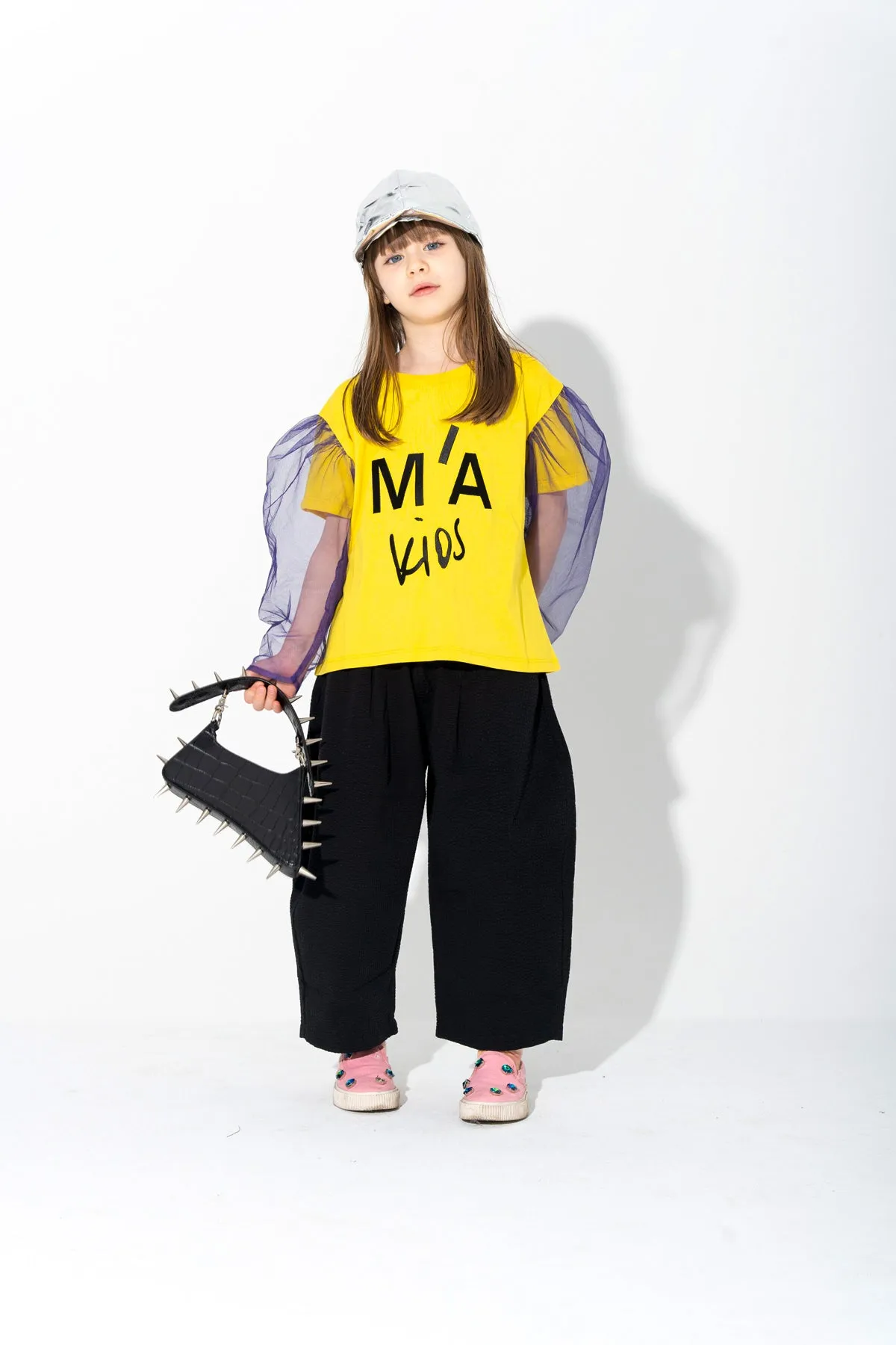 PUFF SLEEVE T SHIRT