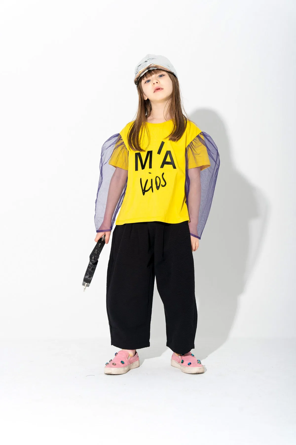 PUFF SLEEVE T SHIRT