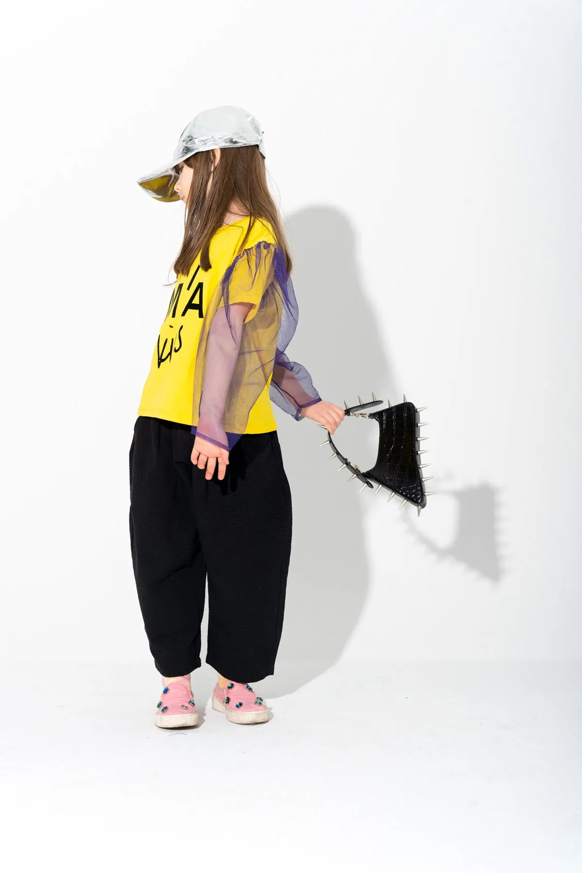 PUFF SLEEVE T SHIRT